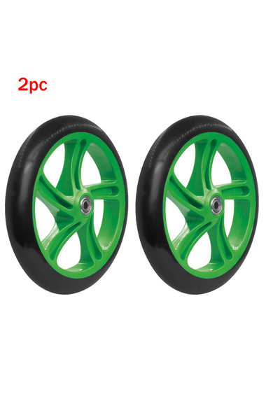 Choice قطعتان من سكوتر للبالغين بعجلات صلبة مقاس 200 مم، مقاس 1/2 قطعة، مناسب...