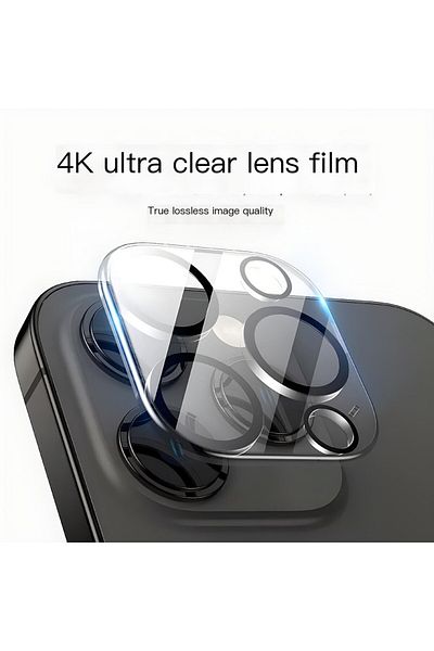 Choice Tempered Glass 15PRO 15PROMAX Black circle Camera Lens Protector For iPhone 13 14 15 Pro Max Plus Sc