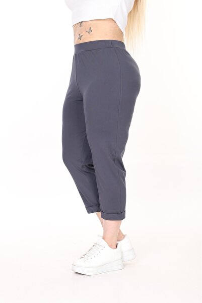 Esina Women's Diver / Scuba Fabric Capri Pants