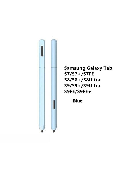 Choice S7-blue Silicone Pencil Case Tablet Touch Stylus Pen Cover Solid Color for Samsung Galaxy Tab S6 Lit