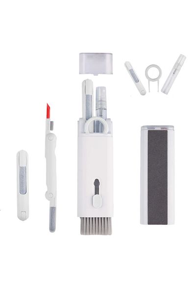 Choice White 7-in-1 Keyboard Cleaning Kits Airpods Cleaner Headset Cleaner Pen Laptop Screen Cleaning Bluet