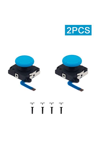 karbeen 2pcs Blue Original Replacement 3d Joystick For Nin-tendo Switch And Switch Lite 3d Joystick Analog T