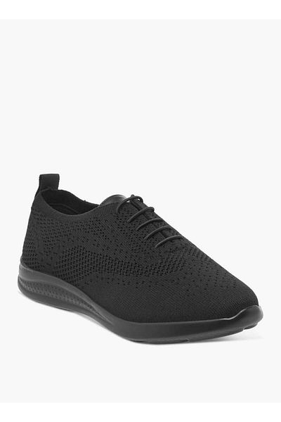 Flora Bella by Shoexpress Flora Bella Textured Sneakers with Elasticated Laces