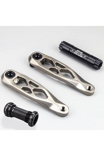 Choice 165mm Titanium BB EVOSID Ultralight MTB Bike Crank 165mm DUB Axis 29mm Mountain Bicycle Crankset 170