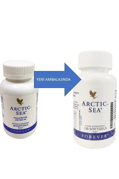 Forever Living Arctic Sea Omega 3 Fish Oil - 120 Box Content