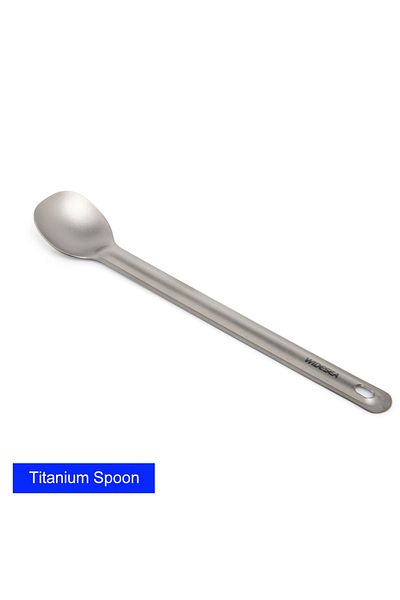 Choice spoon Widesea Camping Titanium Spork  Spoon Outdoor Lightweight Fork Tableware Portable Picnic Hikin