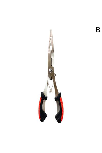 Choice كماشة صيد حمراء مريحة مضادة للانزلاق عالية القوة متعددة الوظائف قطع خط...