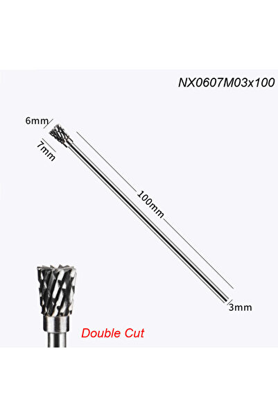 Choice1 100mm Double Burr N Extra Long 100mm Rotary Rasp File Carving Grinder...