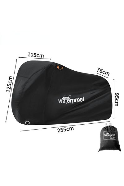 Choice Black Plus Bicycle Cover Bike Waterproof Snow Rain Cover 255x125cm UV Protector for Bike Dustproof 2