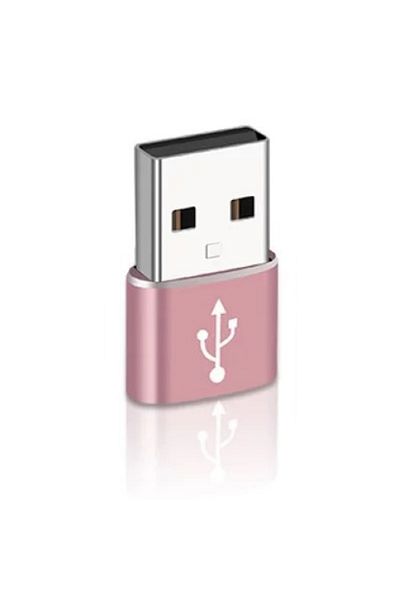 Choice Rose Gold USB To Type C Converter Adapter USB 3.0 Adapter Plug Portable Mini Computer Phone Adapter