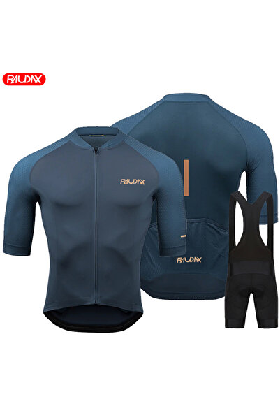 Choice طقم ركوب الدراجات XXL من Raudax Team 2024 طقم جيرسي ركوب الدراجات الصيفي بأكمام قصيرة للرجال من Ropa Ciclism