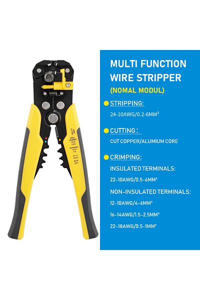 Choice Normal Modul Professional Electrician Wire Hand Tool Terminal Set Cable Stripper Cutter Crimper Auto