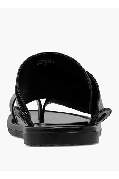 LBL by Shoexpress Embroidered Slip-On Arabic Sandals with Toe Loop