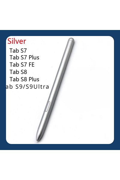 Choice S7 S8 S9 فضية لقلم S Pen من سامسونج لجهاز Samsung Galaxy Tablet S8 S7 FE S6 Lite S7+ S8+ S9 S9FE Tablet