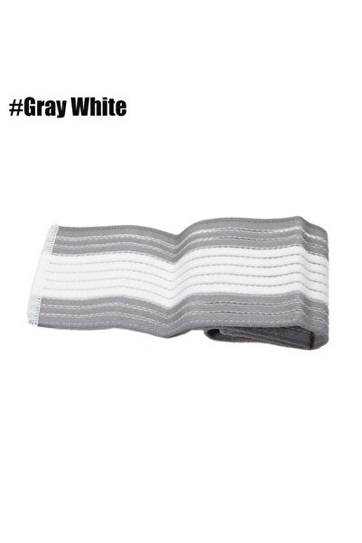 Choice 40 سم رمادي أبيض قطعة واحدة 40-200 سم ضمادة ضاغطة حامية لدعم الركبة دع...