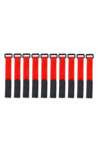 Choice Red 10pcs 10pcs/set Reusable Fishing Rod Tie Holder Strap Suspenders F...