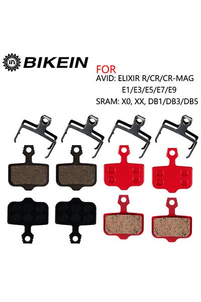 Choice 2 Ceramic-2 resin 4 Pairs Resin/ceramic/Full metal Bike Disc Brake Pads For Avid Elixir R/CR/CR-MAG/