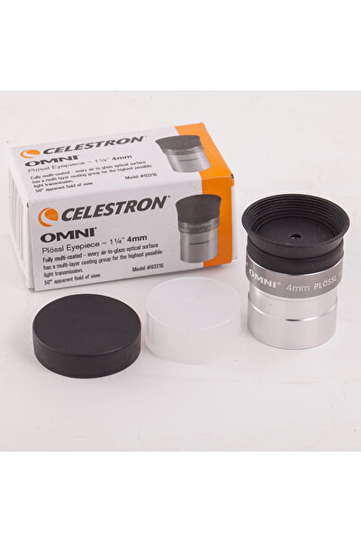 Choice عدسة OMNI 4 مم من Celestron OMNI، ملحق تلسكوب فلكي، مجال رؤية 52 درجة، 4 مم، 6 أمتار