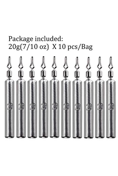 Choice 10 قطعة ثقالة الصيد 3.5 جرام 5 جرام 7 جرام 10 جرام 14 جرام 20 جرام قطر...