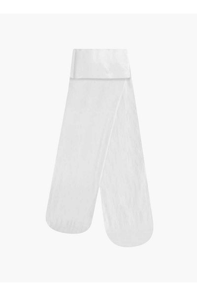 Flora Bella by Shoexpress Flora Bella Textured Tights with Elasticated Waistband - Set of 2
