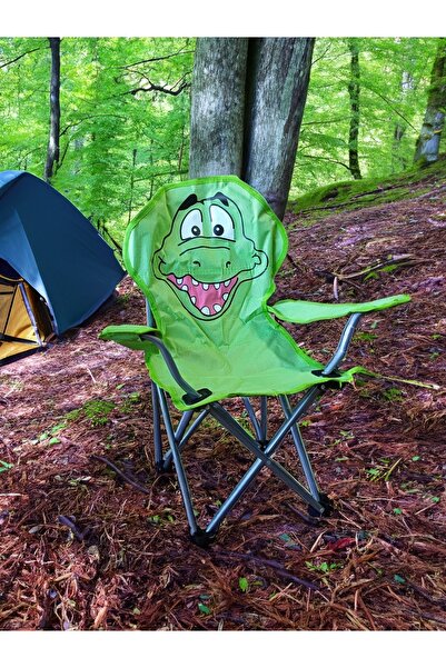 Bofigo Desenli Çocuk Kamp Sandalyesi-taşıma Çantalı