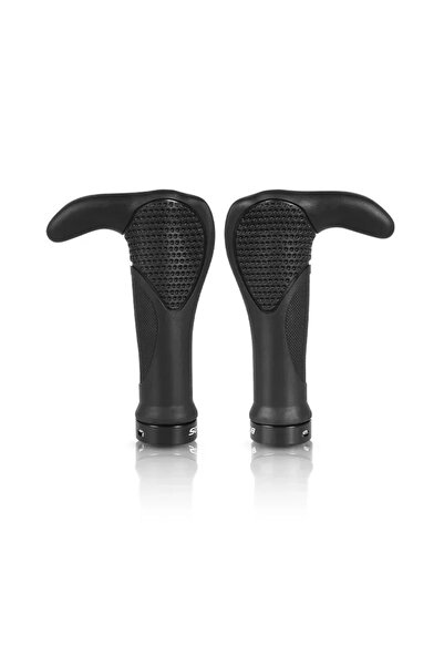 BUCKLOS مقبض مقود دراجة مقاس متوسط مع قفل على مقابض الدراجة، دعم معصم مريح، أ...