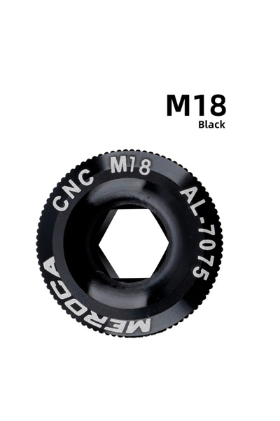 Choice برغي كرنك أسود M18 MEROCA MTB Hollowtech كرنك بولت M18 M19 M20 غطاء كرنك دراجة جبلية كرنك Ar
