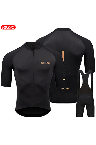 Choice طقم ركوب الدراجات 3XL من Raudax Team 2024 طقم جيرسي ركوب الدراجات الصيفي بأكمام قصيرة للرجال من Ropa Ciclism