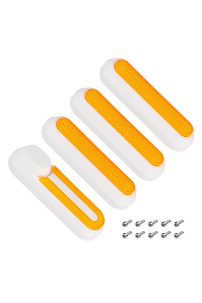 Choice White Orange New Wheel Cover Hub Cap Protective Shells Reflective Stickers for Xiaomi Mi 1S Pro 2 M3