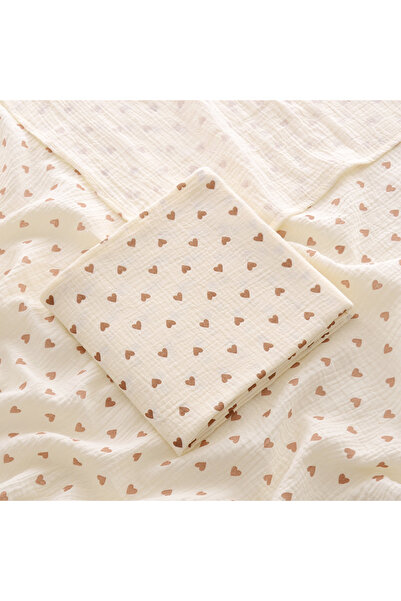 Choice بطانية استقبال للأطفال حديثي الولادة من القطن والشاش مقاس 100×100 سم، ...