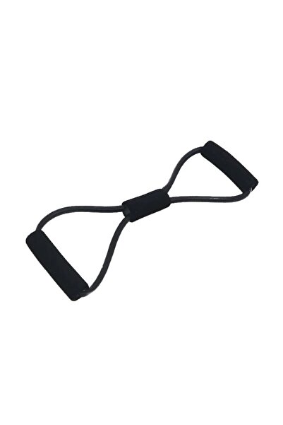 Choice حبل شد أسود M قطعة واحدة على شكل 8 حبال شد شريط مطاطي منزلي مساعد بمقابض ومعدات تدريب