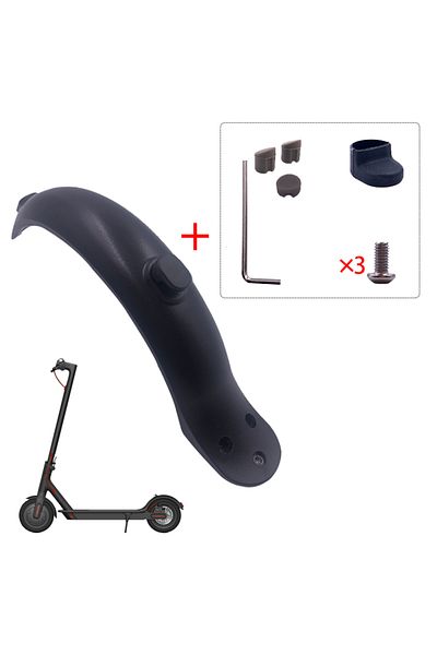 Choice black Rear Fender for Xiaomi M365/Pro/Mijia Mi 1S Electric Scooter Skateboard Short Ducktail Rear Mu
