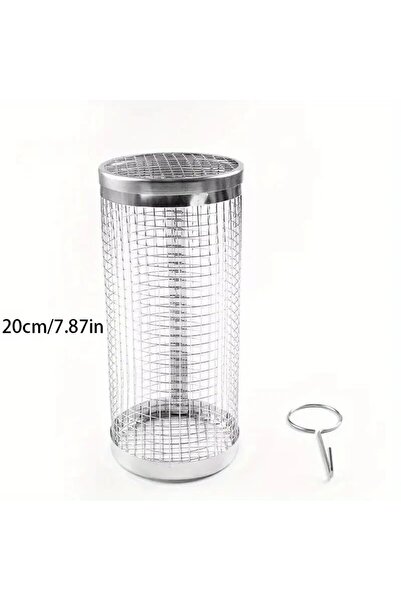 Choice NS0356-1 قفص شواء من الفولاذ المقاوم للصدأ مكون من قطعة واحدة مثالي لل...