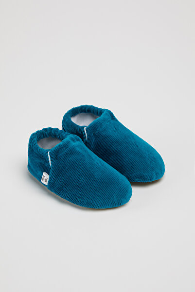 BabyZilla Kaydırmaz Taban, Fitilli Kadife Bebek Patiği, Organik Pamuk Astar, ...