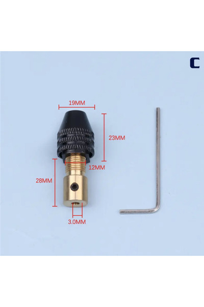 Choice4 C- 3.0mm 1PC 0.3-3.4mm Universal Small Electronic Drill Bit Collet Mi...