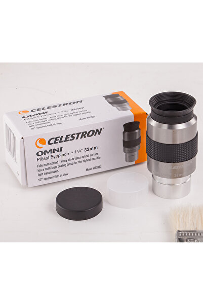 Choice عدسة OMNI 32 مم من Celestron OMNI، ملحق تلسكوب فلكي، مجال رؤية 52 درجة، 4 مم، 6