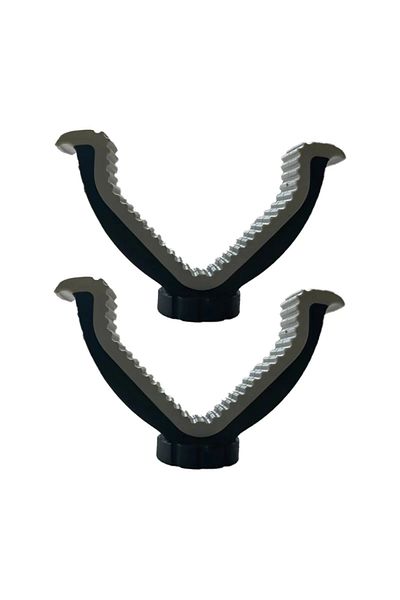 Choice gray 2pc 1/2pc Outdoor Camera V Joch Top Mount Lightweight Holder Holder Attachment with 1/4 "Thread