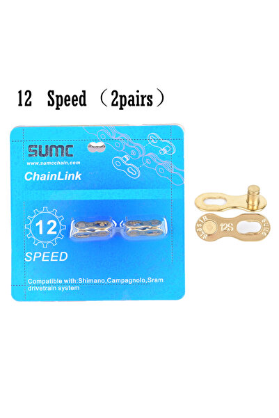 Choice سلسلة دراجات SUMC ذهبية اللون 12 حلقة مفقودة بإبزيم سحري 11 12 سرعة فض...