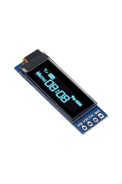 Choice Blue 0.91 Inch OLED Module 0.91" White/Blue 128X32 OLED LCD LED Display Module IIC Communicate for A