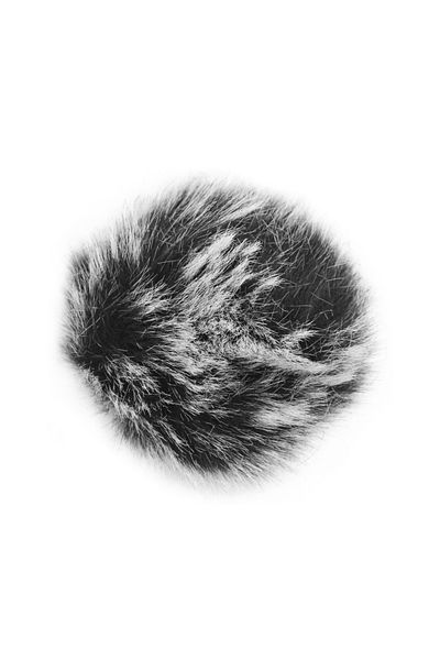 Choice 1pcs Gray-white Lapel Mic Furry Windscreen Fur Windshield Wind Muff Soft Comfortable For Sony Rode B