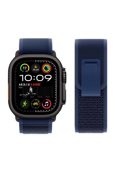 Choice Blue-black Trail Loop For Apple Watch Ultra 2 Size 42 44 45 46 49mm Nylon Bracelet