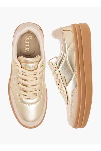 Samba Womens' Panelled Lace-Up Sneakers