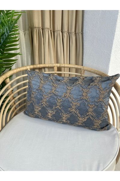 Decamor home Husă de pernă pentru sufragerie cu model albastru Desen102