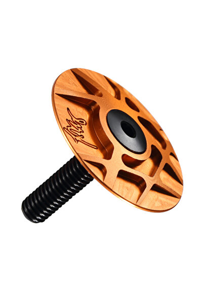 Choice ORANGE RYET Super Light Aluminum 7075 Ahead-cap 5g Headset Top Cover T...
