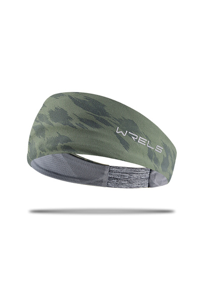 Choice رباط شعر رياضي مضاد للتعرق قابل للتنفس للجري واليوجا، مقاس حر أخضر قطع...