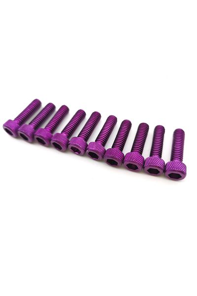Choice M6x20mm 10 pcs 10pcs colorful universal 6MM racing motocross part kit fairing dirt pit bike moto fix