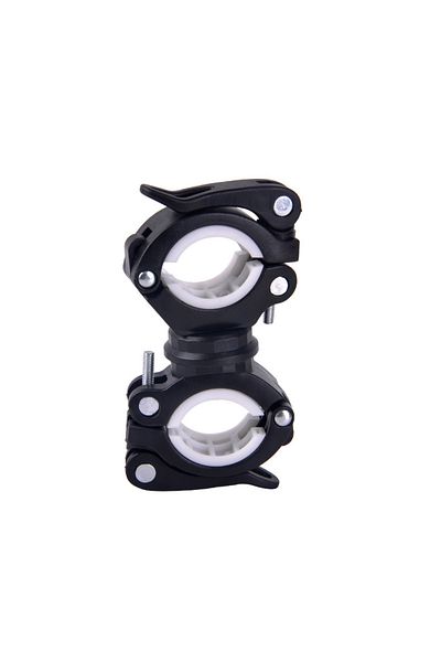 Choice Black White Bike Light Bracket Multifunctional 360 Degree Rotatable MTB Road Bike LED Flashlight Mou