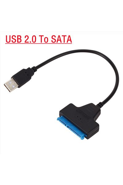 PzzPss كابل USB 2.0 SATA إلى USB 3.0 / 2.0 بسرعة تصل إلى 6 جيجابت في الثانية لمحرك الأقراص الصلبة الخارجي SSD مقاس 2.5 بوصة SATA 3 22