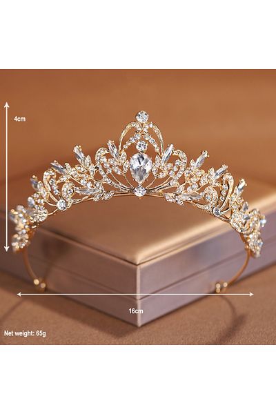 Choice Tiaras 2 Itacazzo Bridal Headwear Gold-Colour Women's Full Of Classical Temperament Wedding Crown Gi