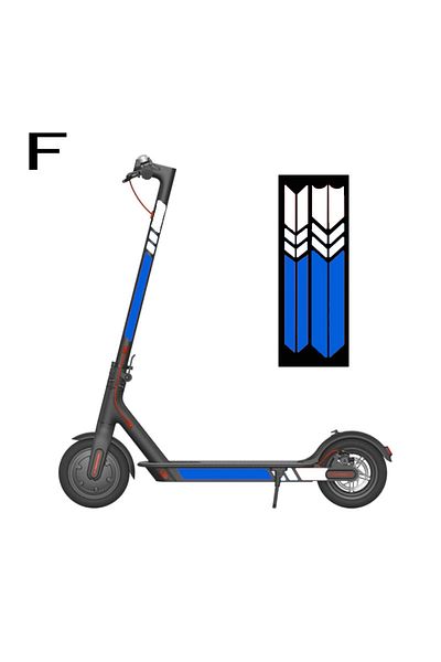 Choice F Scooter Sticker Reflective Pvc Scooter Decal Waterproof Night Riding Warning Strip For Xiaomi Mij.